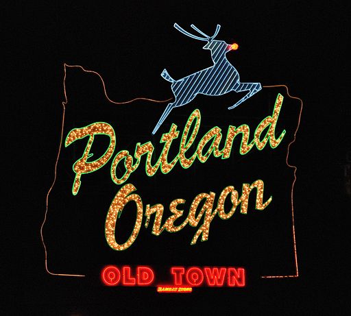 Portland, Oregon sign